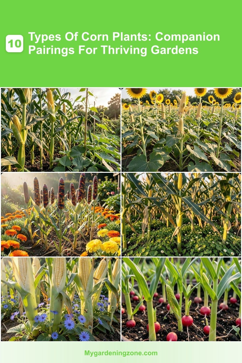 10 Types Of Corn Plants: Companion Pairings For Thriving Gardens 10 Types Of Corn Plants: Companion Pairings For Thriving Gardens