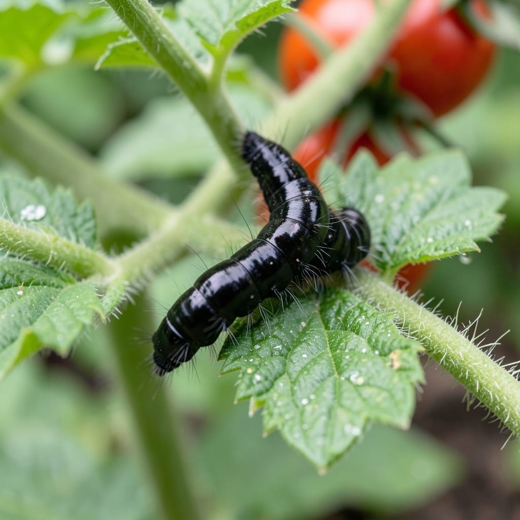 Black Worms on Tomato Plants: Immediate Organic Removal and Prevention