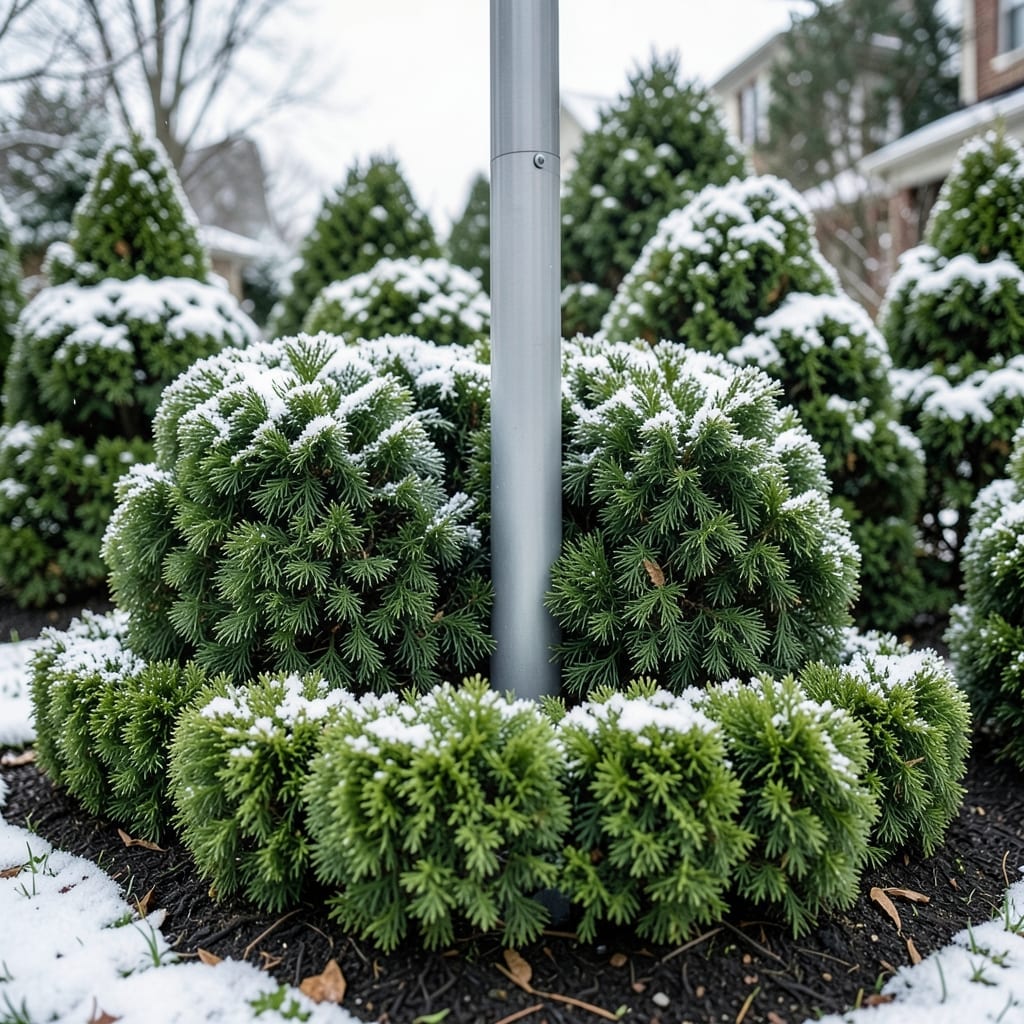 Evergreen Foundation Planting
