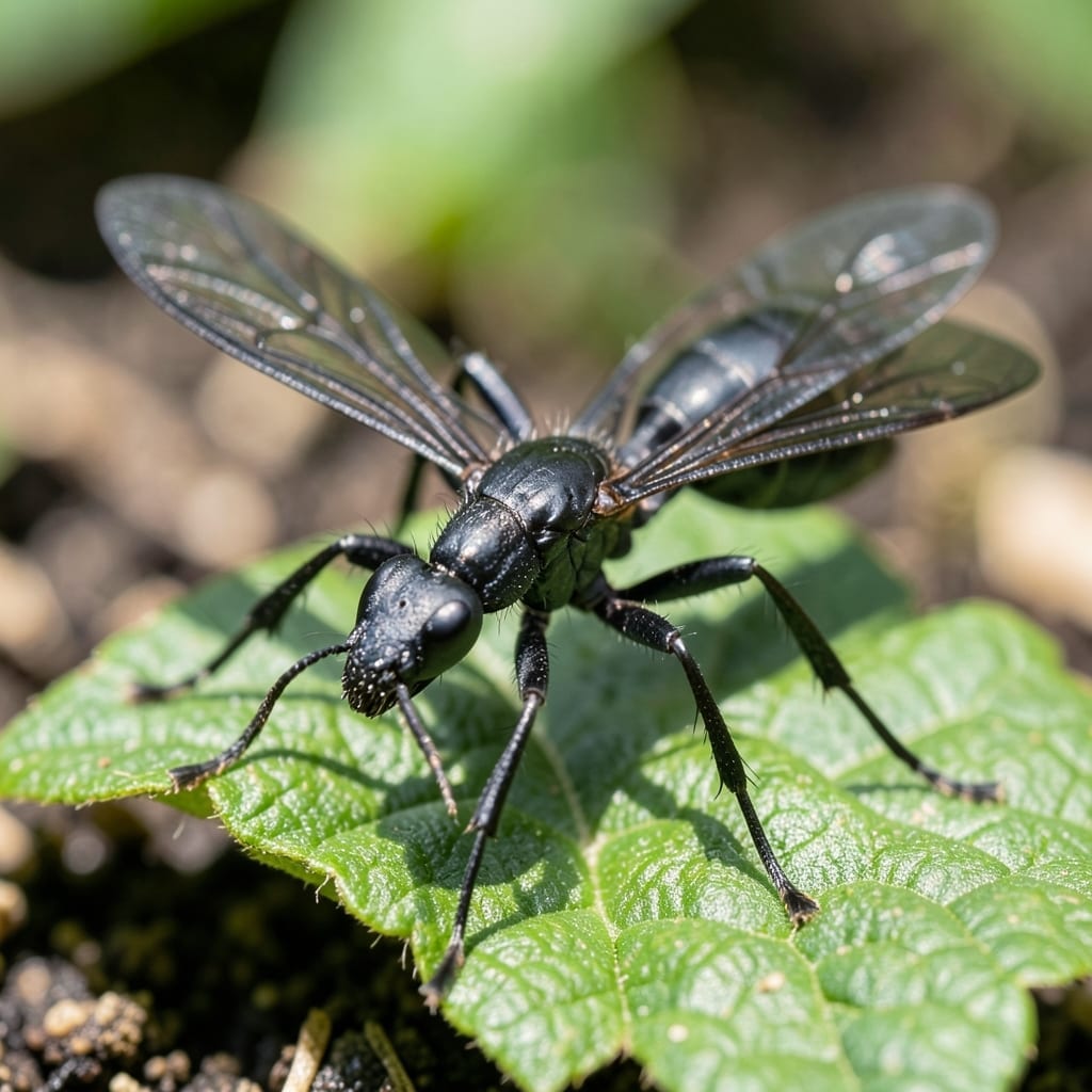 What Is A Black Ant With Wings: Flying Carpenter Ant Identification Guide