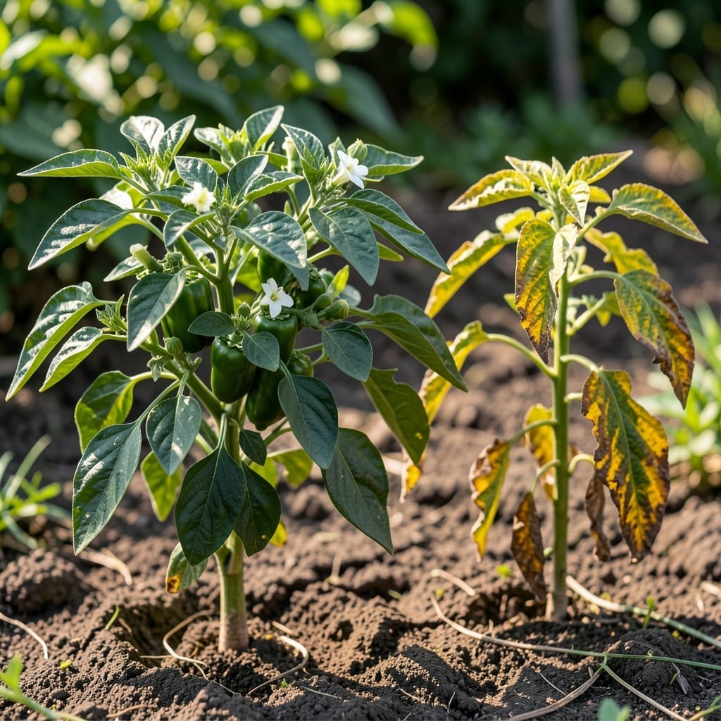 Calcium Deficiency in Pepper Plants: Identify and Fix Yellowing Leaves Calcium Deficiency in Pepper Plants: Identify and Fix Yellowing Leaves