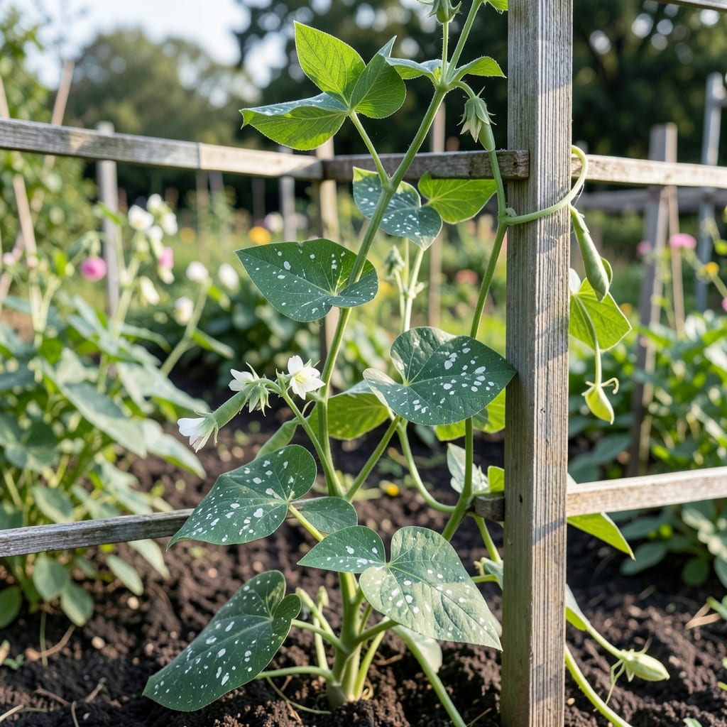 White Spots on Pea Plant Leaves: Fungal Signs and Organic Solutions
