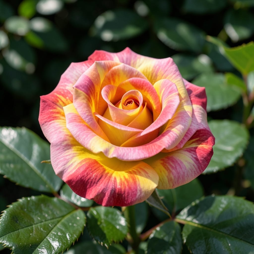 Rainbow Happy Rose