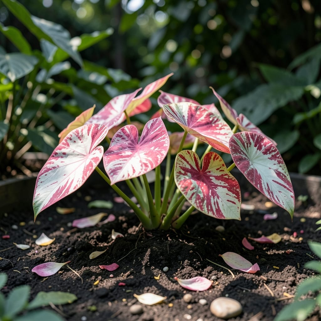 Caladiums for Colorful Foliage