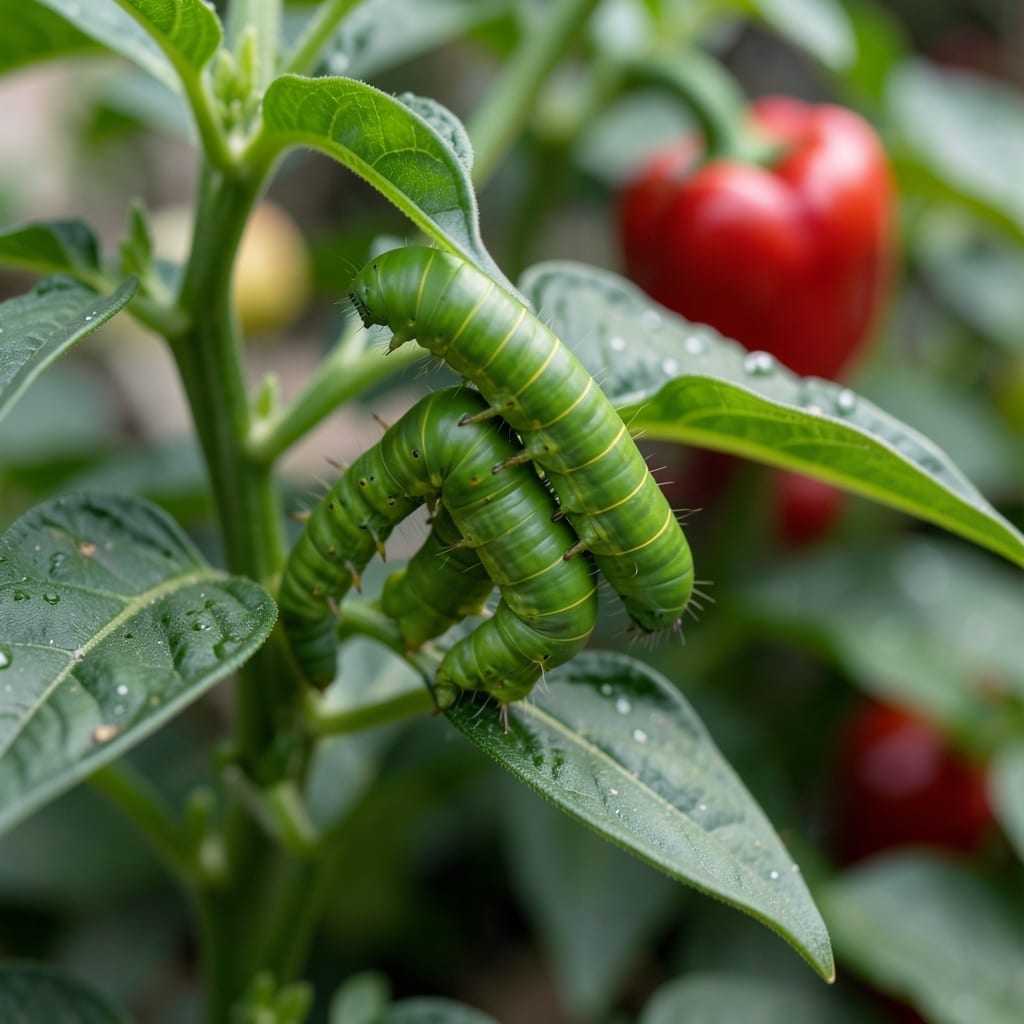 Green Worms on Pepper Plants: Early Detection and Organic Control Green Worms on Pepper Plants: Early Detection and Organic Control