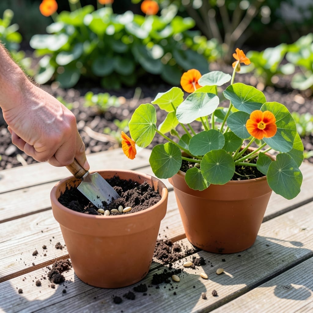How Many Nasturtium Seeds Per Pot: Perfect Planting Ratios for Success
