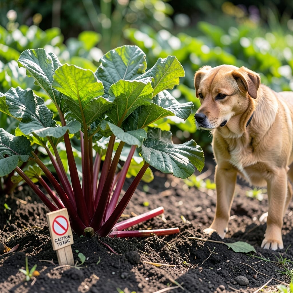 Is Rhubarb Leaves Poisonous to Dogs: Toxicity Facts and Emergency Steps