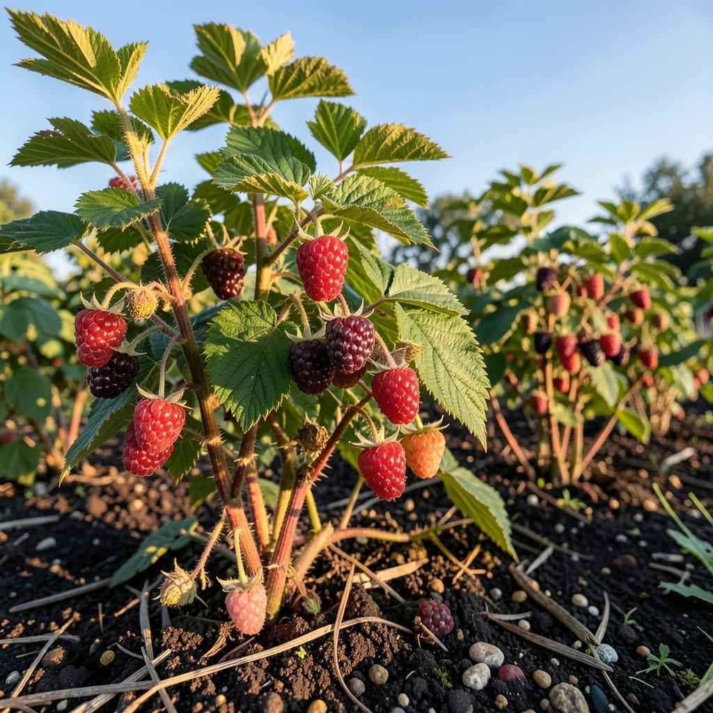 Raspberry Canes for Summer Picking