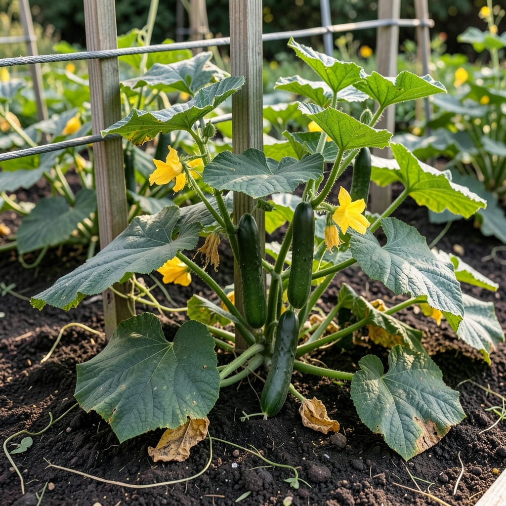 Wilted Cucumber Leaves: Rapid Diagnosis and Natural Recovery Wilted Cucumber Leaves: Rapid Diagnosis and Natural Recovery