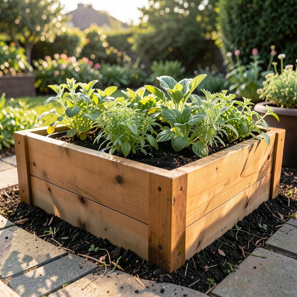 Self-Watering Raised Garden Bed