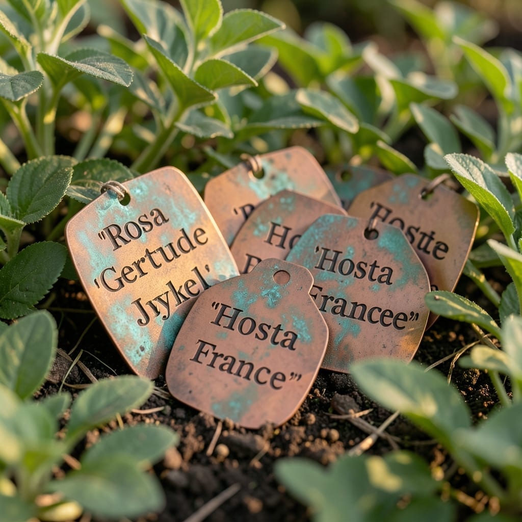 Copper Garden Tags