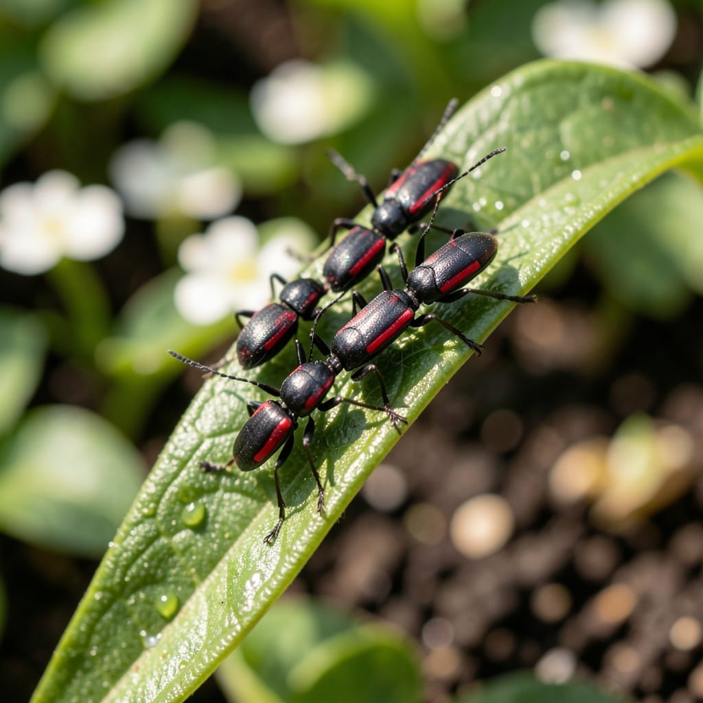 Little Black Bugs With Red Stripes: Visual ID and Natural Eradication Little Black Bugs With Red Stripes: Visual ID and Natural Eradication