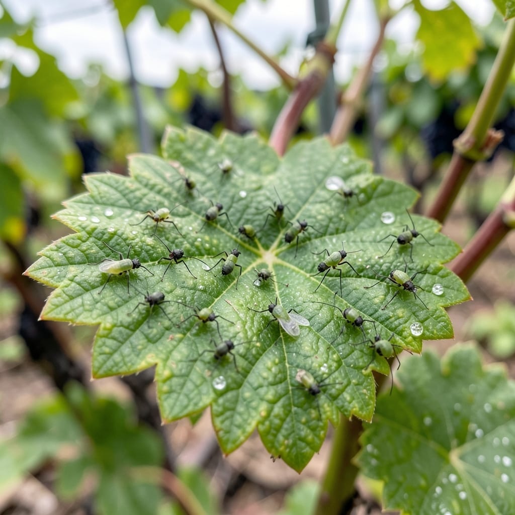 Aphids on Grape Leaves: Non-Toxic Spray for Immediate Relief