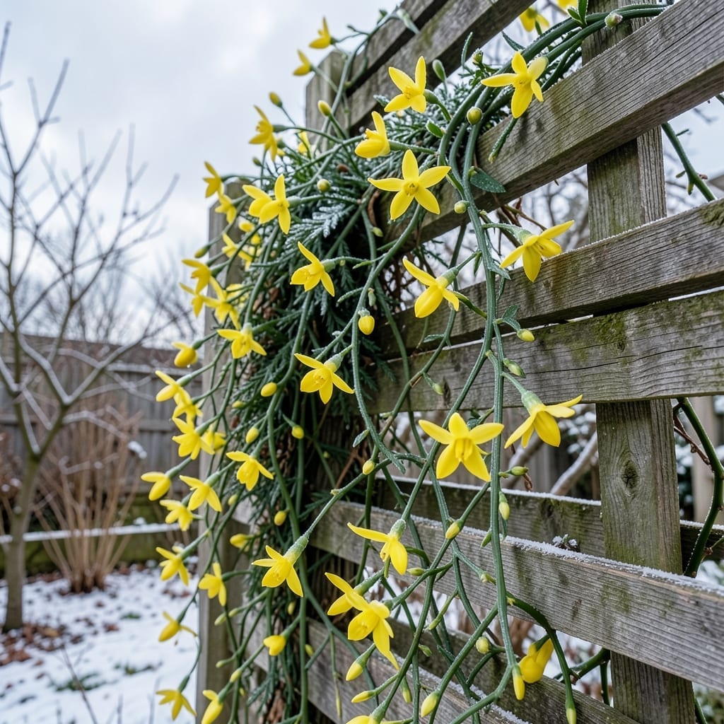 Winter Jasmine for Cold Hardy Color
