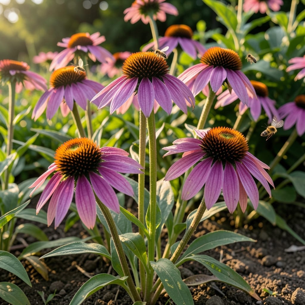 Echinacea for Pollinator-Friendly Defense