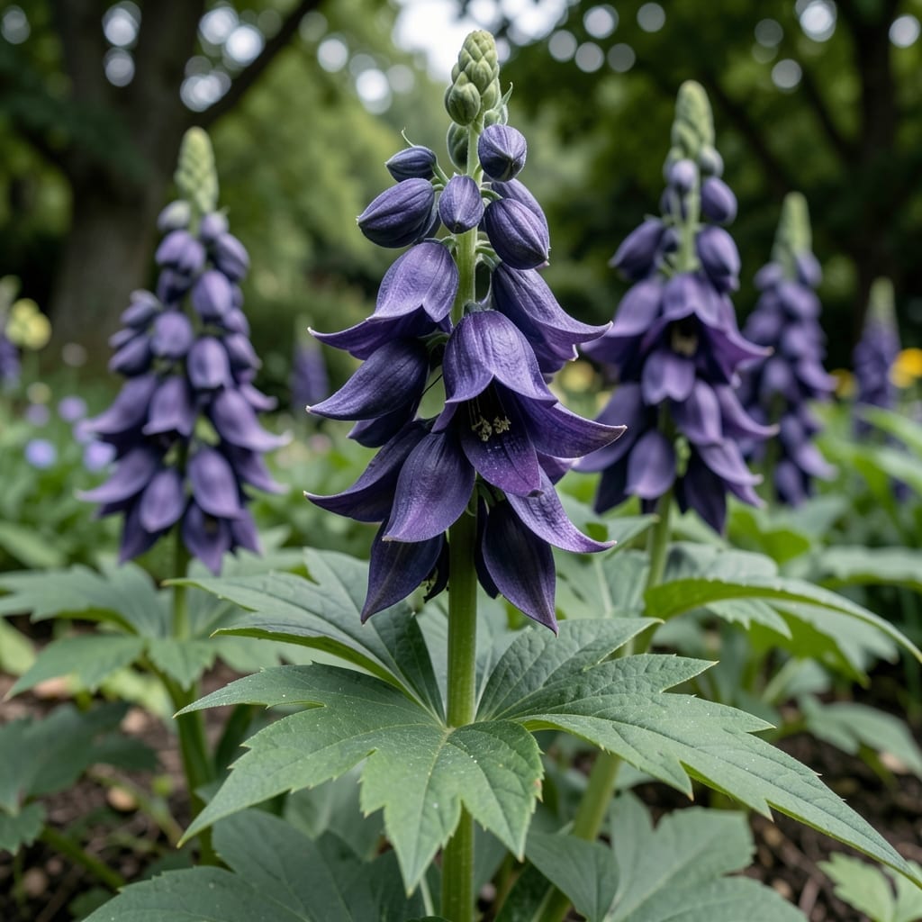 Aconite with Salad Greens