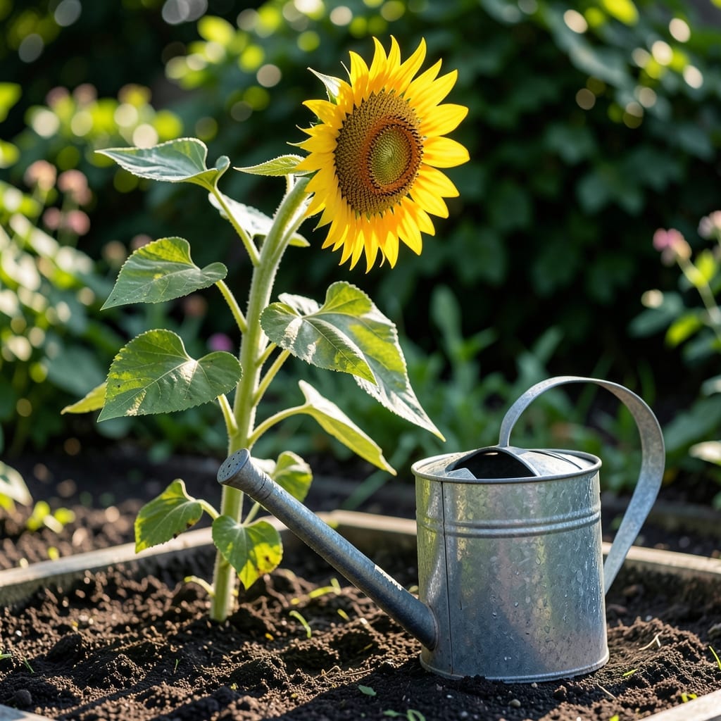 How Much Water Does a Sunflower Plant Need: Weekly Guidelines for Healthy Growth