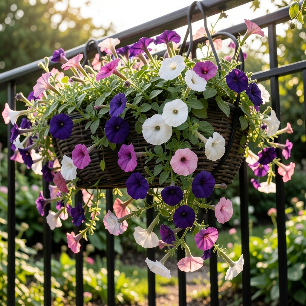 Trailing Petunia Hanging Baskets