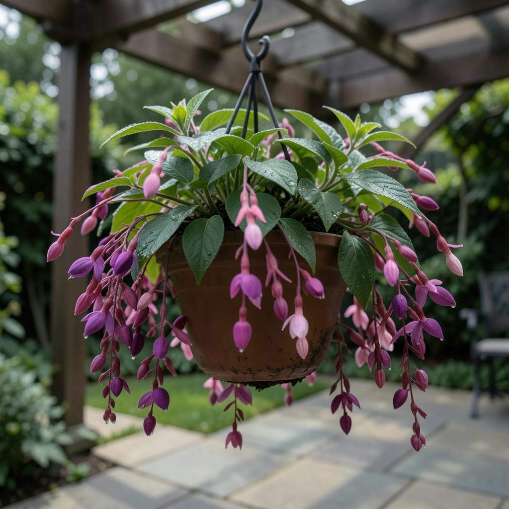 Fuchsia Drooping Blooms