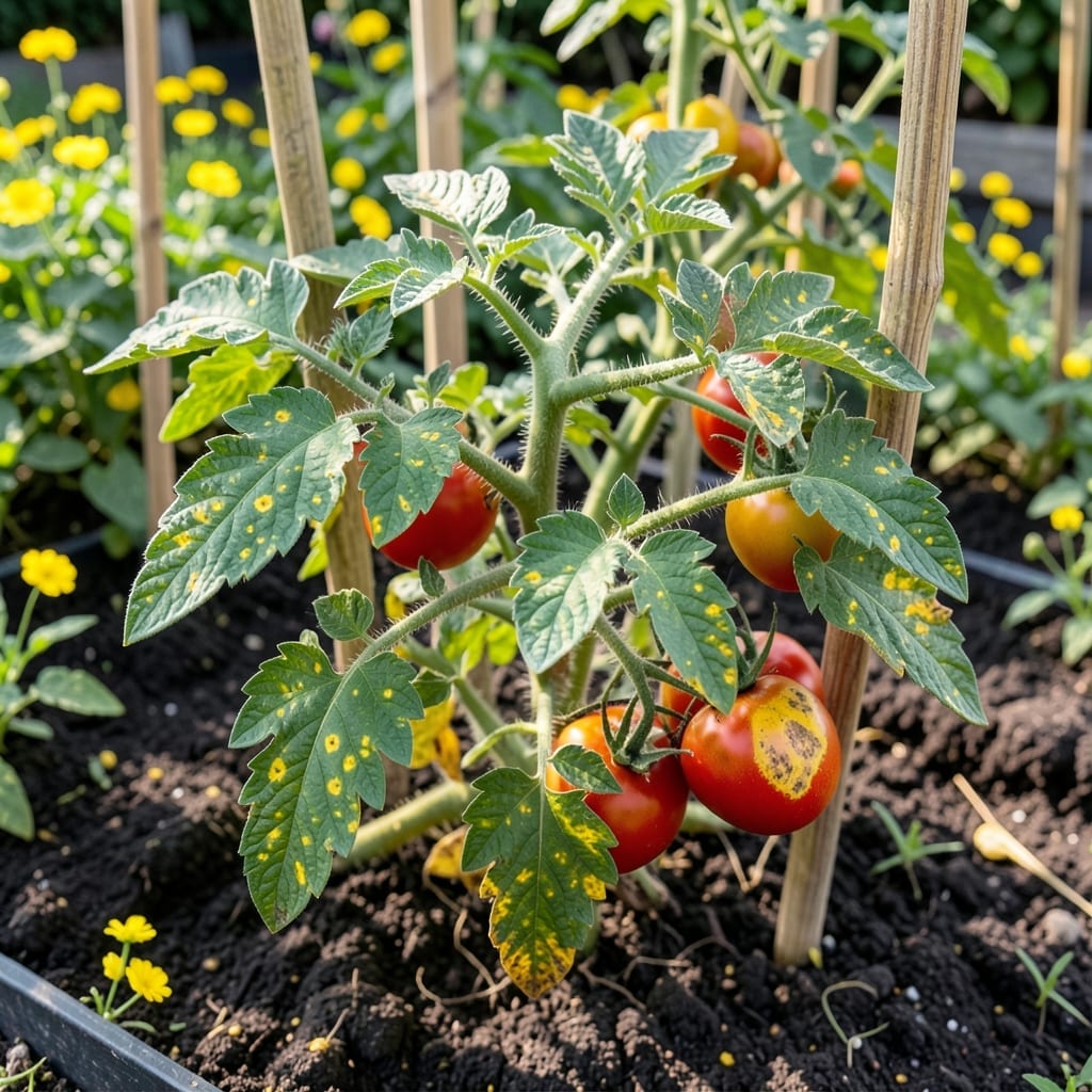 Yellow Spots on Tomatoes: Causes and Organic Treatment Methods Yellow Spots on Tomatoes: Causes and Organic Treatment Methods