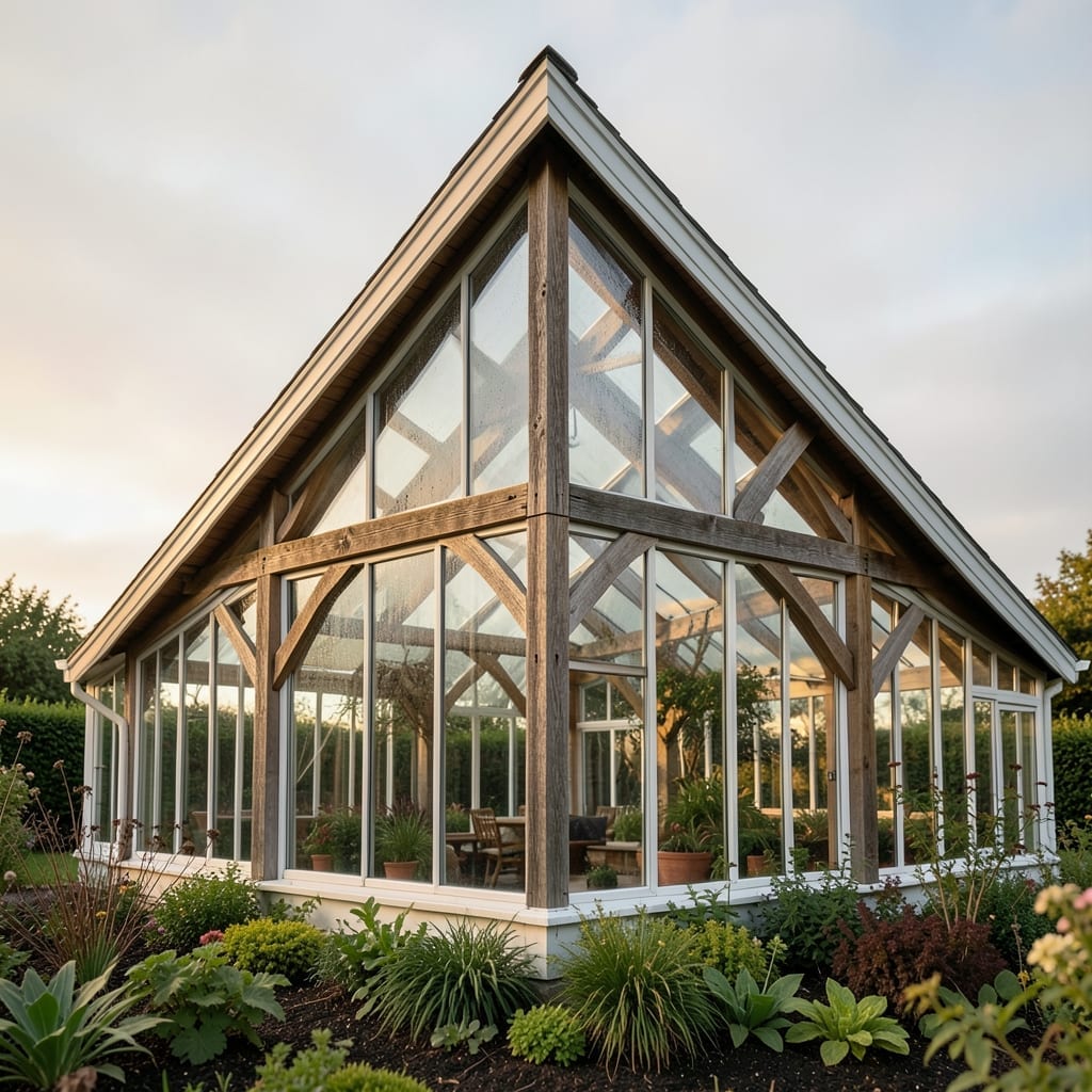 Classic Gable Roof Greenhouse