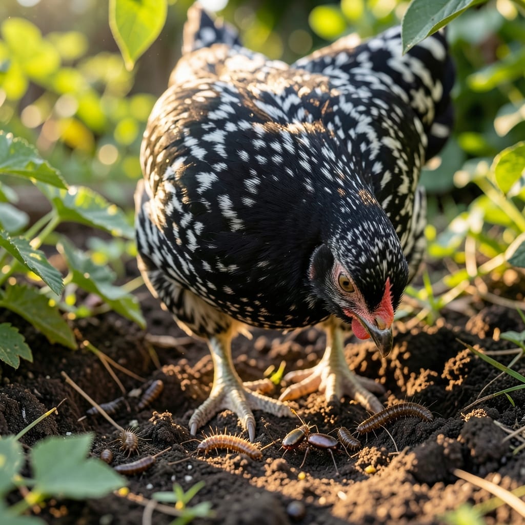 Sussex Chickens for Versatile Foraging