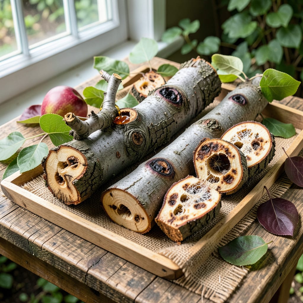 Apple Tree Bark Diseases Pictures: Early Signs and Prevention Tactics illustration with key details