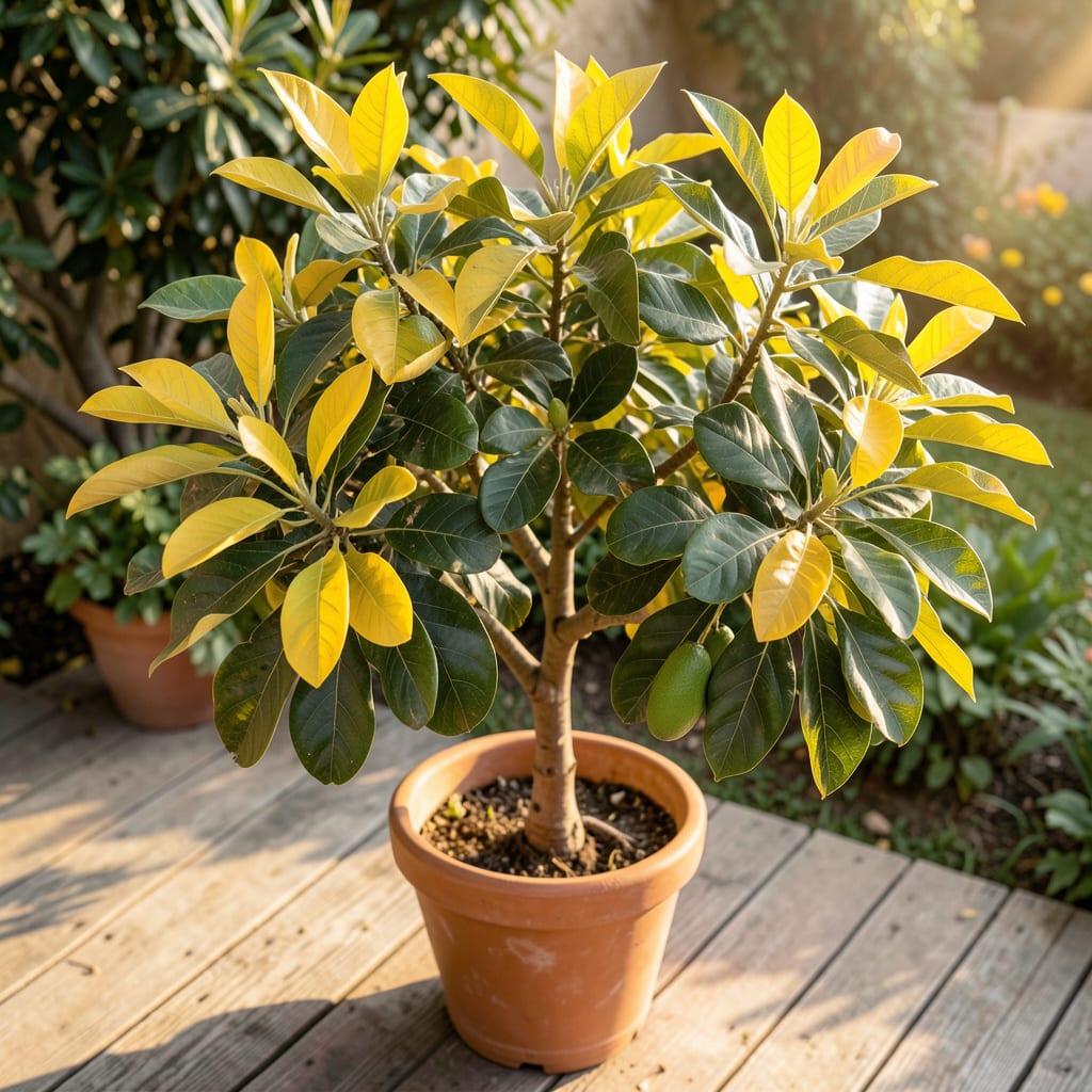 Avocado Tree Yellow Leaves: Visual Diagnosis and Organic Recovery Steps example with annotations