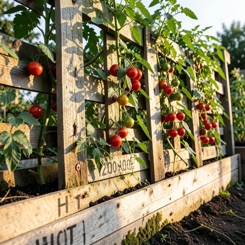 Pallet Wood Trellis