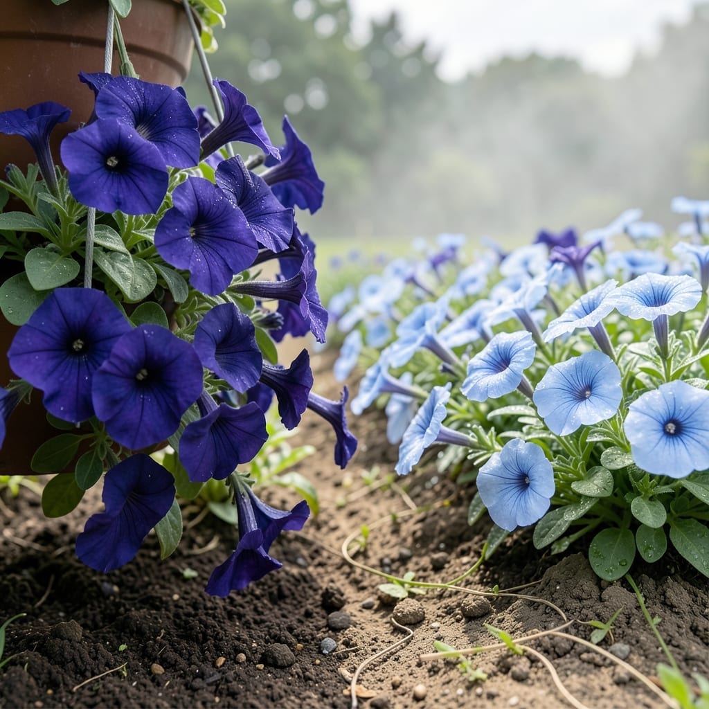 Blue Firefly Petunia Varieties Overview