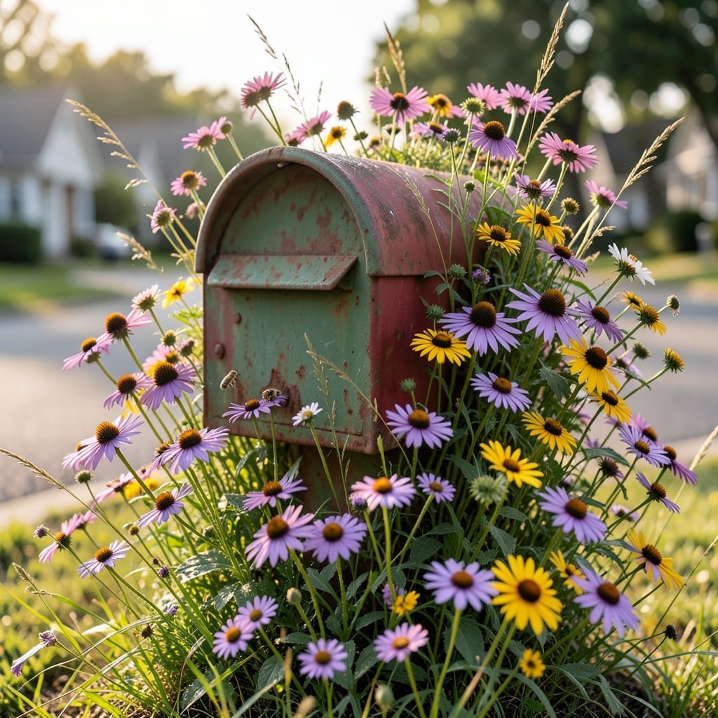 Wildflower Meadow Mailbox