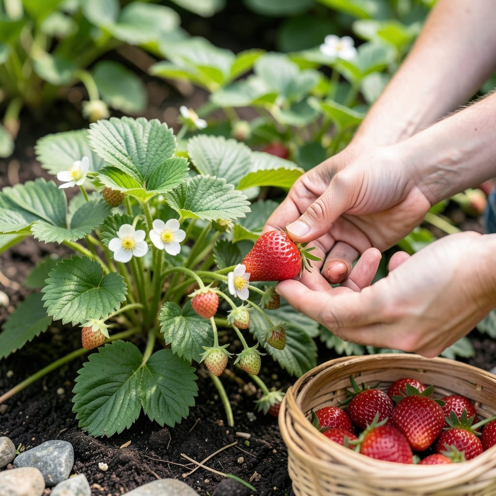 When to Pick Strawberries Off Plant: Visual Cues for Peak Ripeness When to Pick Strawberries Off Plant: Visual Cues for Peak Ripeness