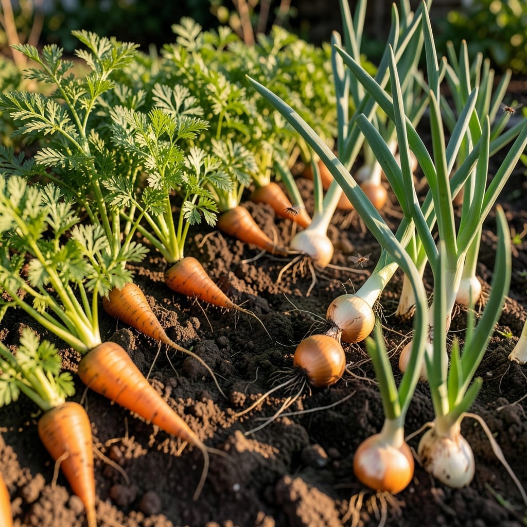 Carrots with Onions and Leeks