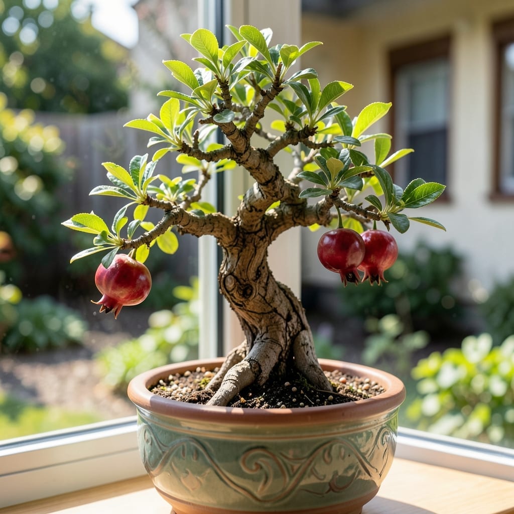 Pomegranate Bonsai Tree
