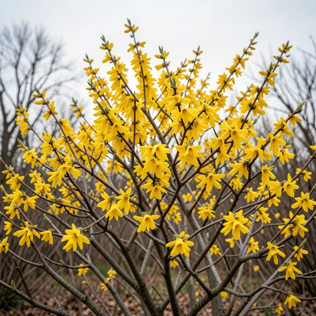 Forsythia Bushes for Spring Bursts