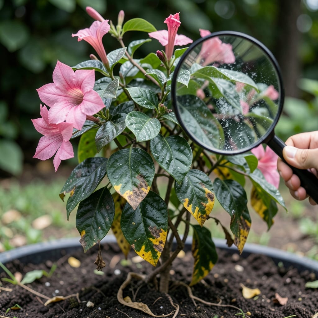 Mandevilla Plant Diseases: Early Signs and Organic Treatment Methods Mandevilla Plant Diseases: Early Signs and Organic Treatment Methods