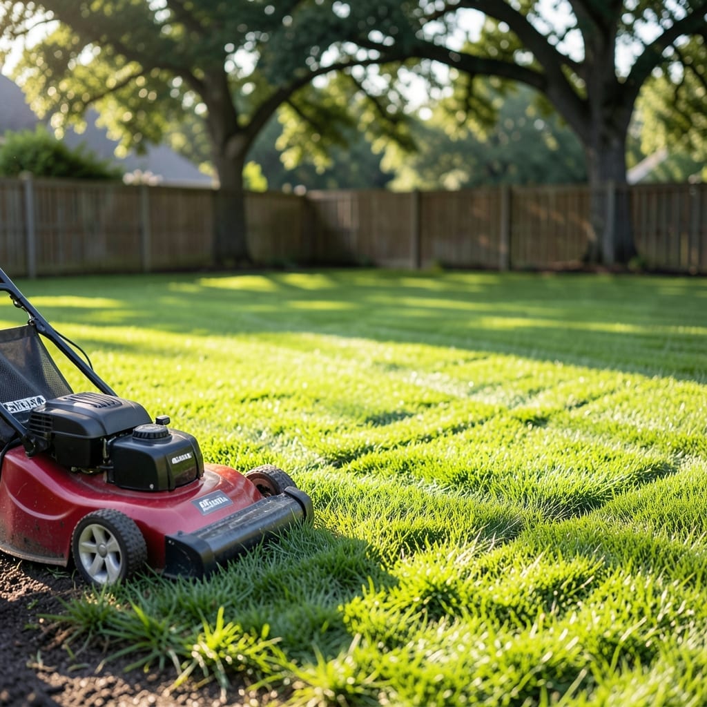 Mower Leaves Grass Trail: Adjust Blade Height and Sharpness for Clean Cuts Mower Leaves Grass Trail: Adjust Blade Height and Sharpness for Clean Cuts