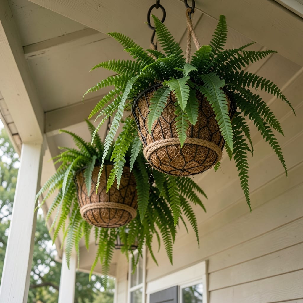 Hanging Fern Baskets