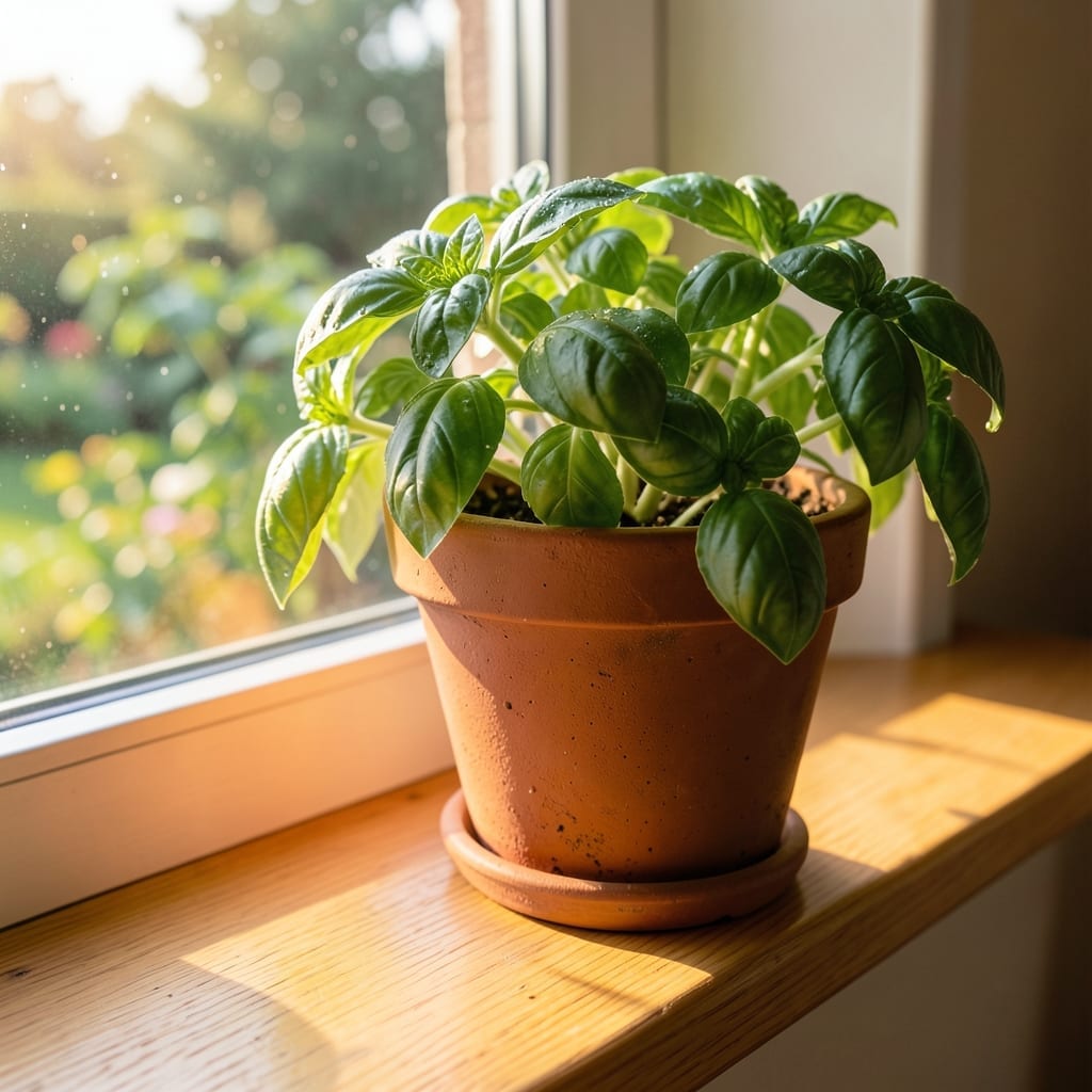 Basil to Deter Flies and Mosquitoes