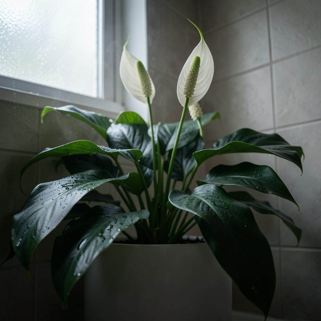 Peace Lily for Humidity Control