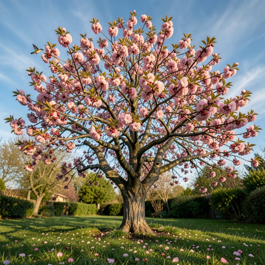 Pink Hawthorn Tree