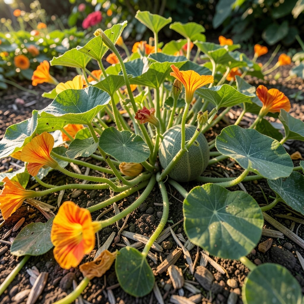 Nasturtiums for Trap Cropping