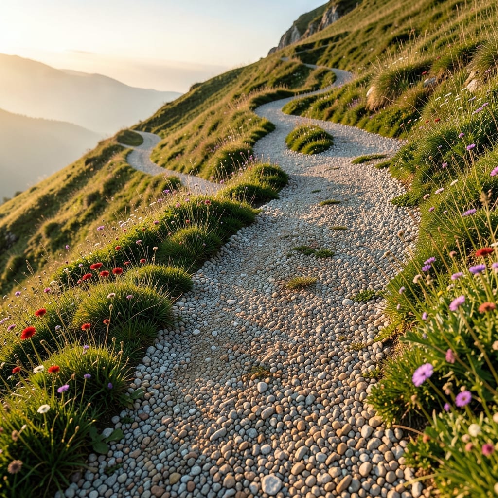 Gravel Paths and Switchbacks