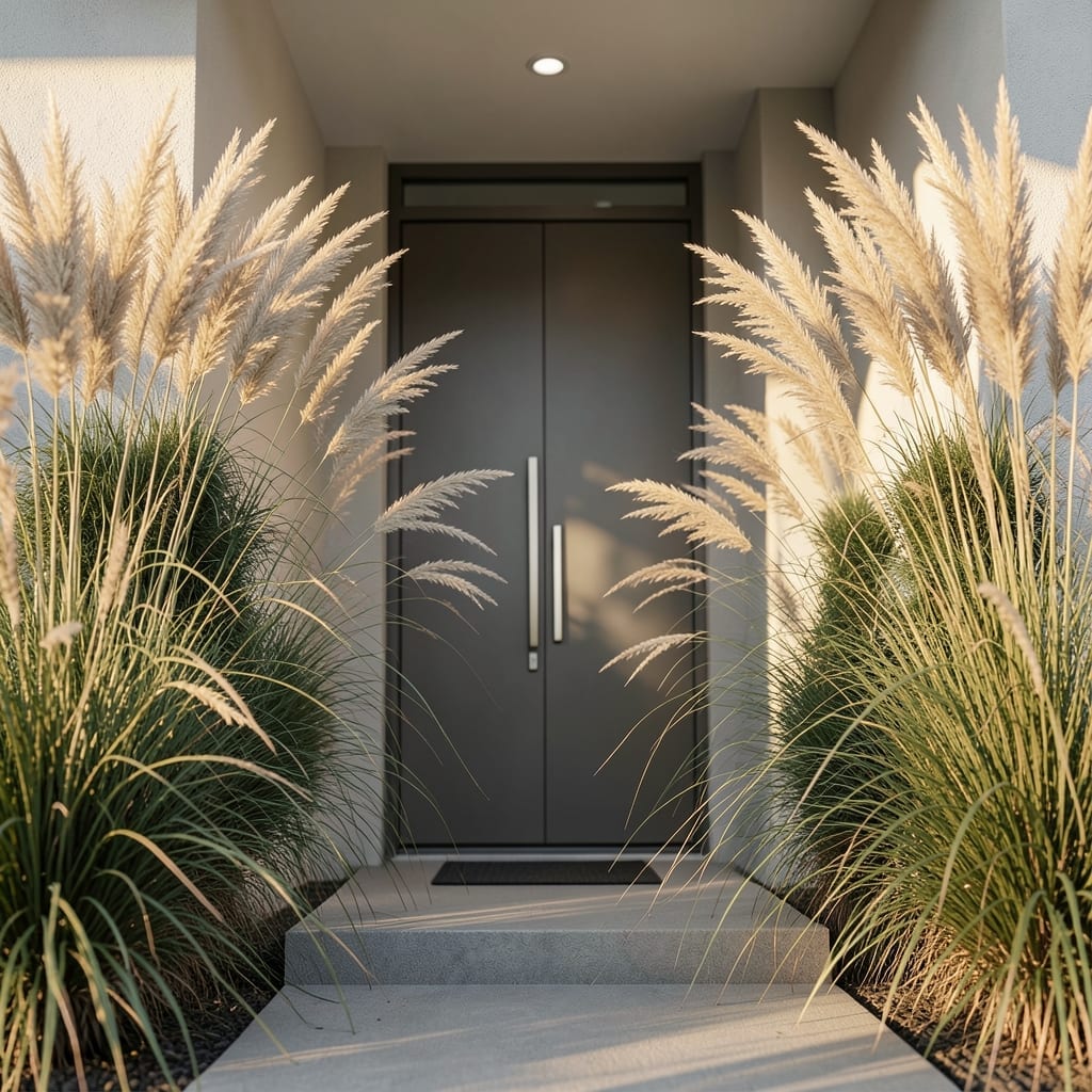 Ornamental Grass Clusters