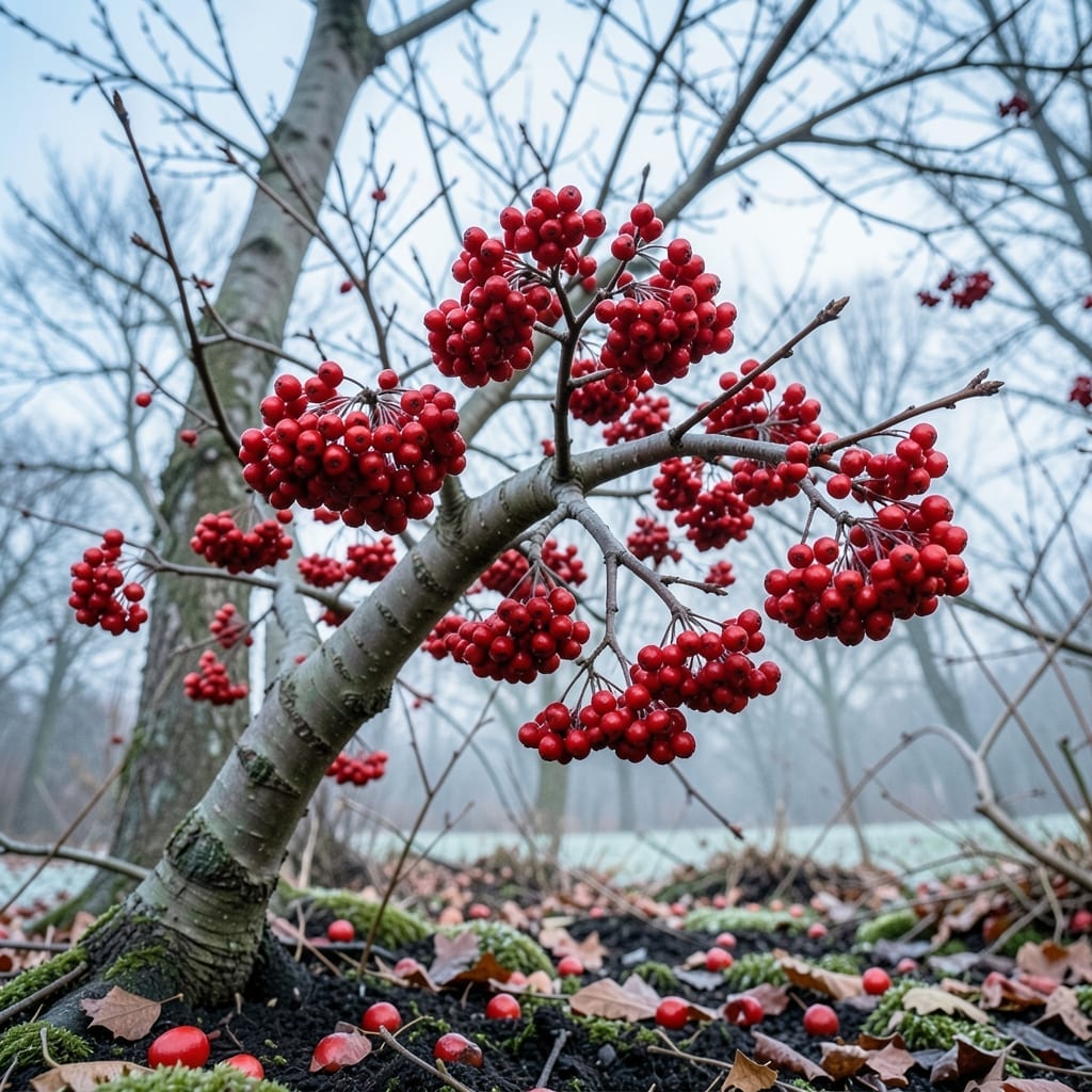 Winterberry Holly with Scarlet Berries