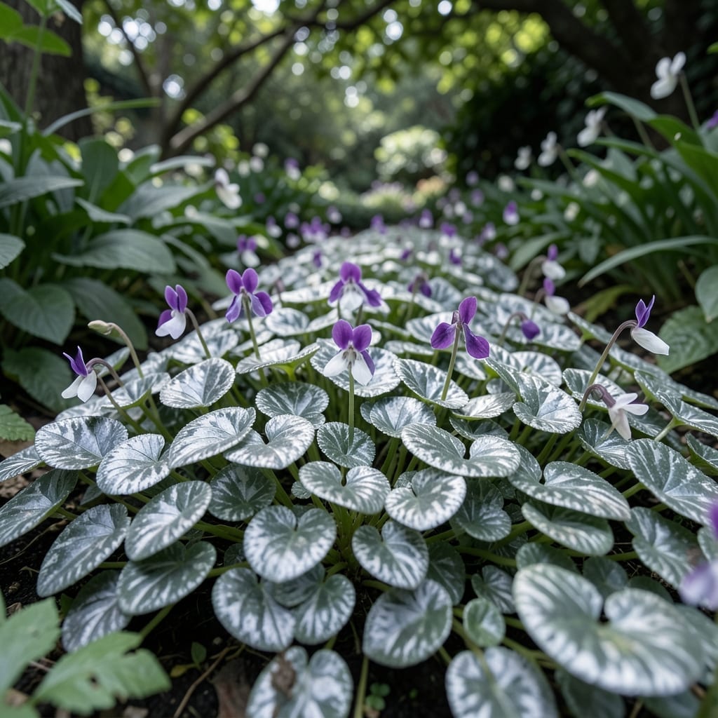 Lamium for Silver and Purple Contrast