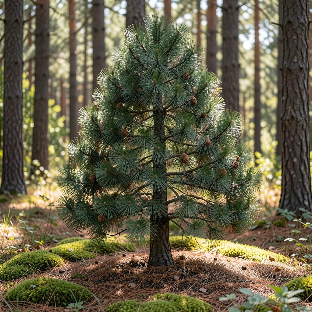 Pine Tree Cocoons: Protective Barrier Against Winter Damage