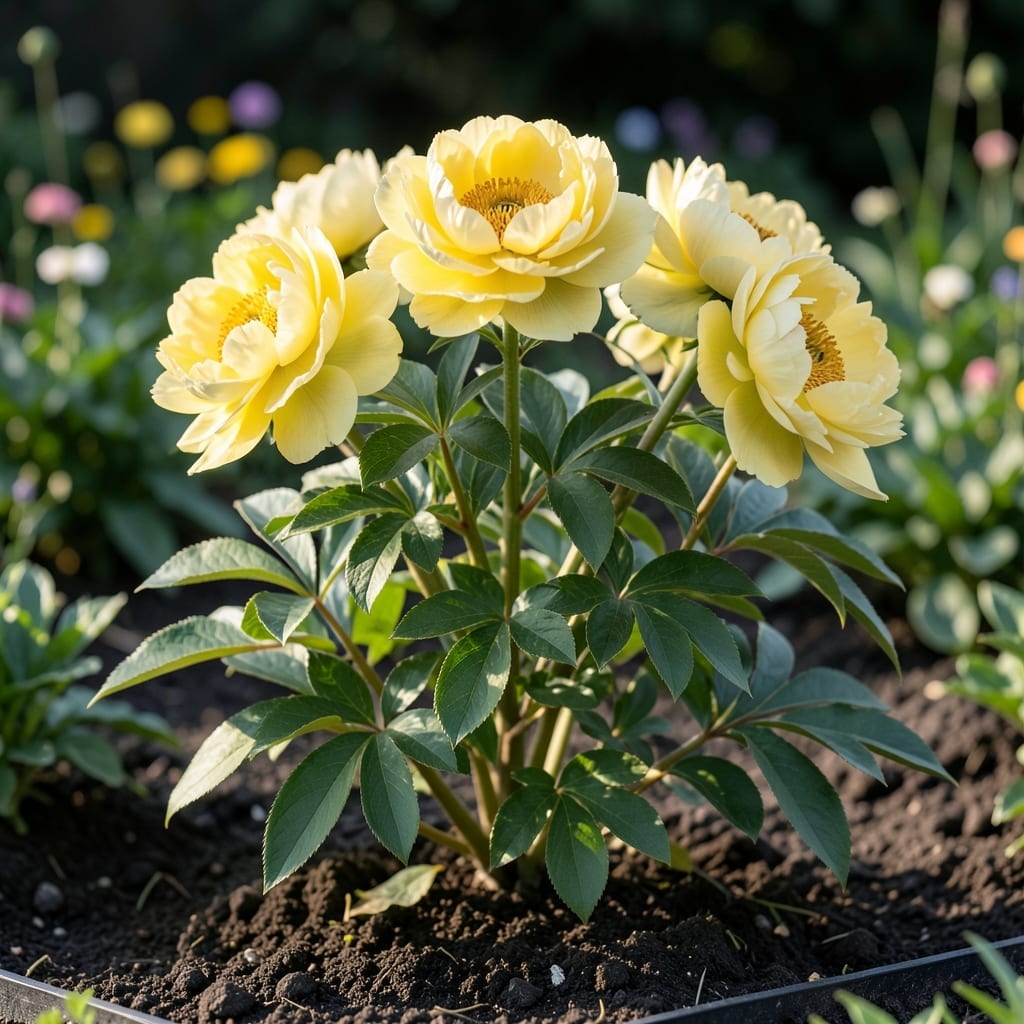 Yellow Crown Peony: Luxuriant Blooms and Cultivation Guide