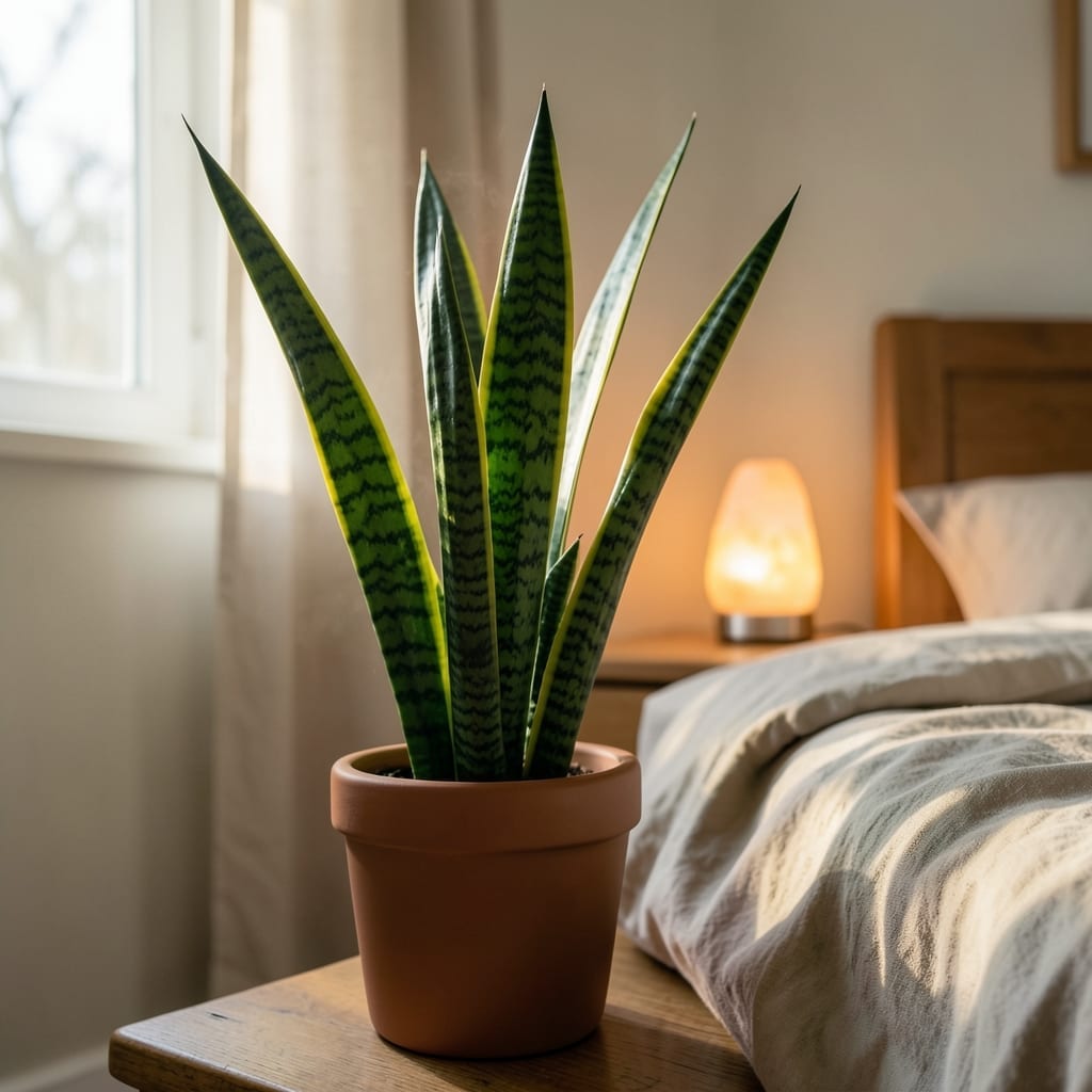Snake Plant for Bedroom Air