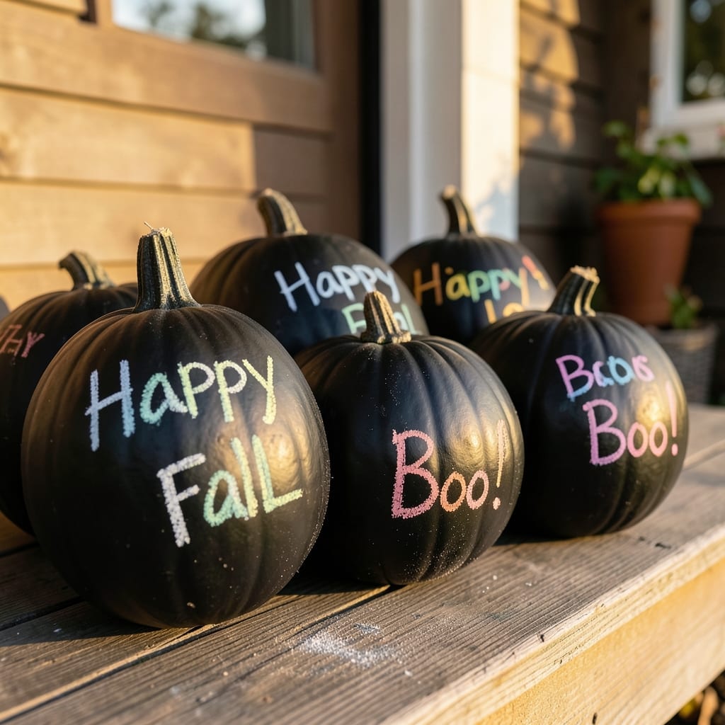 Chalkboard Pumpkin Message Boards